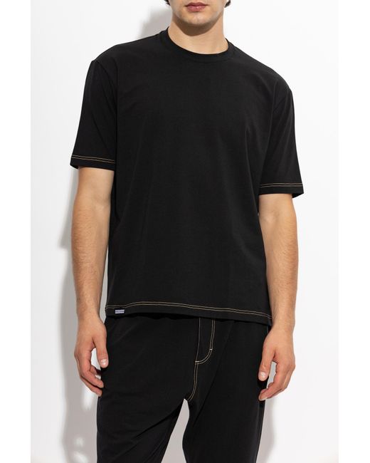DSquared² Black T-Shirt From The 'Underwear' Line for men