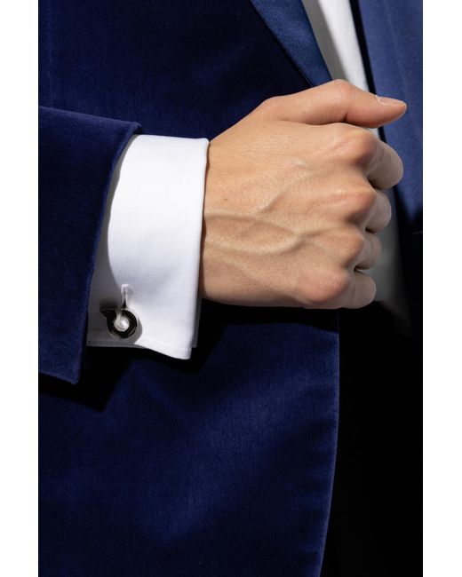 Ferragamo Metallic Cufflinks for men