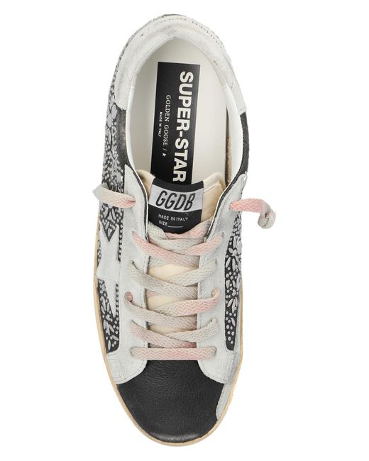 Golden Goose Deluxe Brand Gray ‘Super-Star Classic With List’ Sneakers