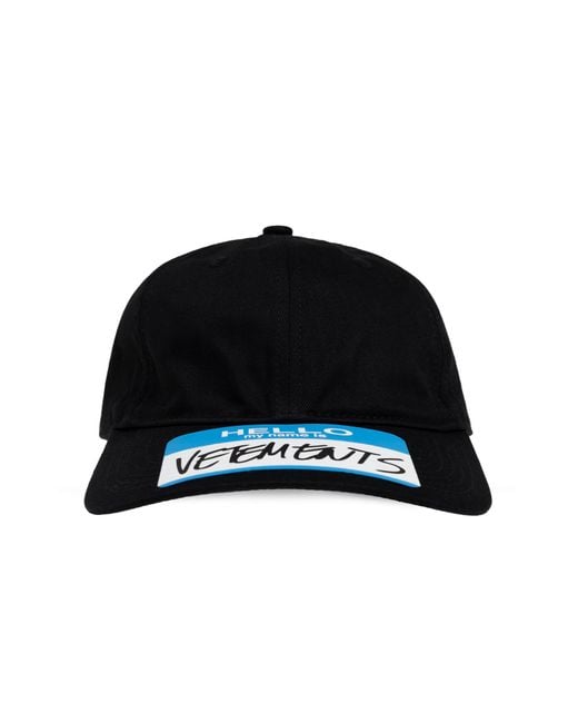 Vetements Blue Baseball Cap