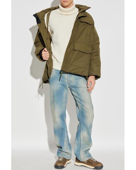 Canada Goose Green "Maitland" Down Jacket for men