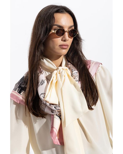 Miu Miu Metallic "B51S" Sunglasses