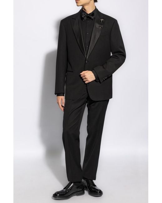 Dolce & Gabbana Black Tuxedo Shirt for men