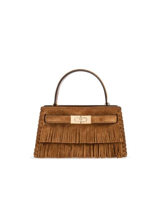 Tory Burch Brown Handbag 'Lee Radziwill Petite'