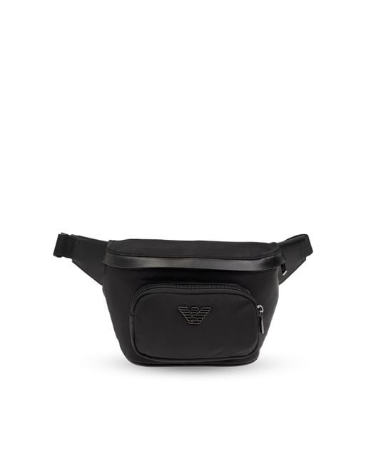 Emporio Armani Blue ‘Sustainability’ Collection Belt Bag for men