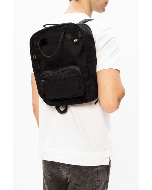 Nike Tanjun Premium Canvas Backpack in Black | Lyst