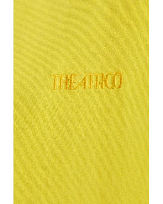 The Attico Yellow T-Shirt With Logo