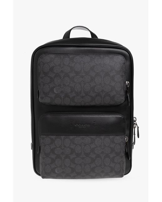 COACH 'gotham' Leather Backpack in Black for Men Lyst UK