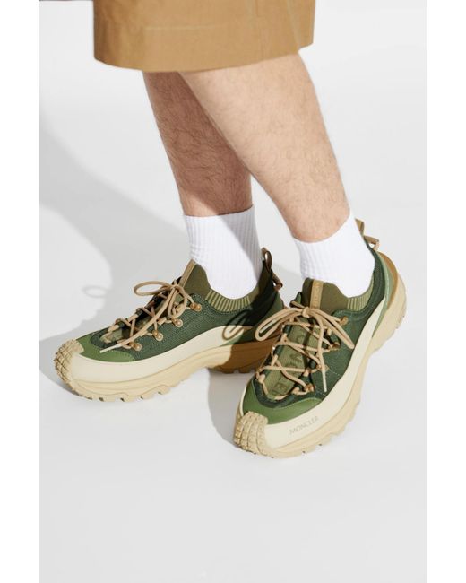 Moncler Green 'Trailgrip Lite 3' Sports Shoes for men