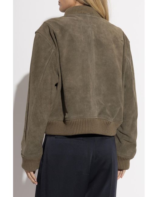 Arma Green 'Elysia' Leather Jacket