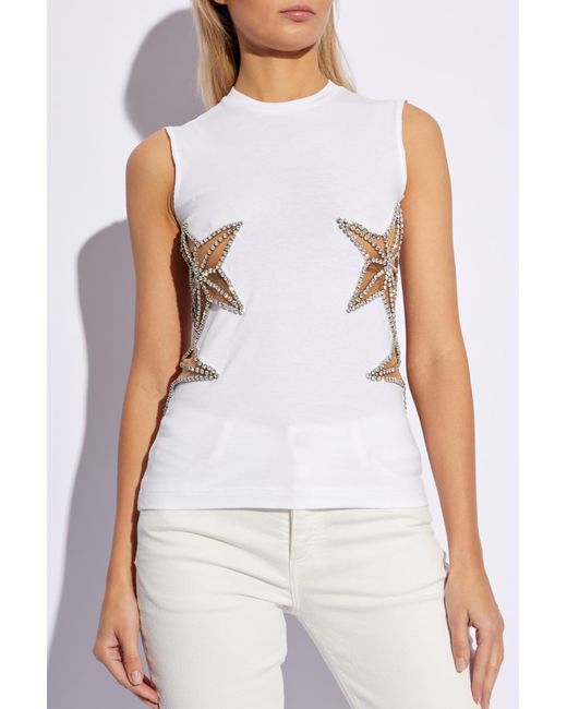 DSquared² White Top With Applications
