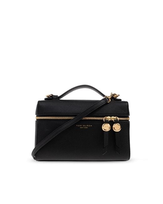 Tory Burch Black "Romy Slim" Handheld Bag