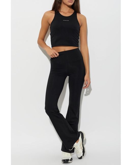 Anine Bing Black 'Elina' Training Top