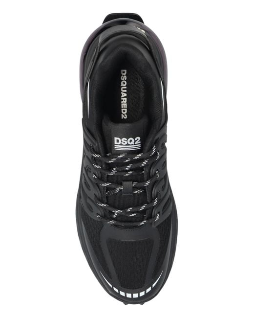 DSquared² Black 'Bubble' Sports Shoes