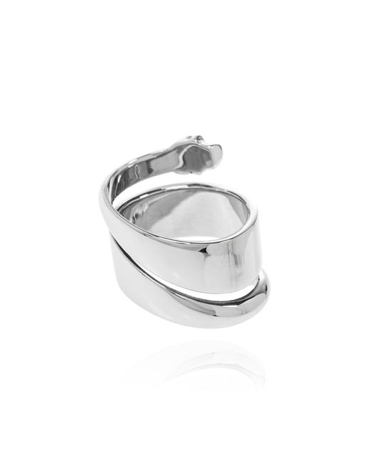 McQueen Black Brass Ring for men