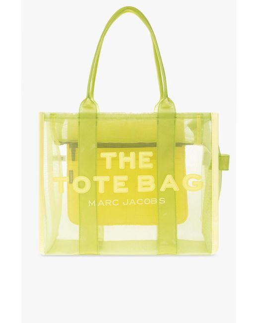 Marc Jacobs 'the Mesh Tote Large' Shopper Bag in Yellow | Lyst Canada