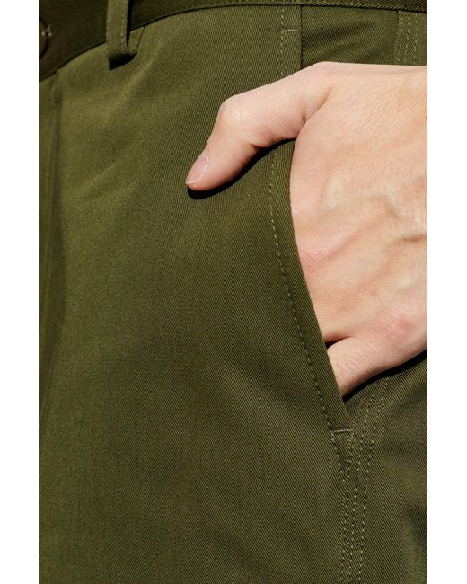 Givenchy Green Cargo Trousers for men
