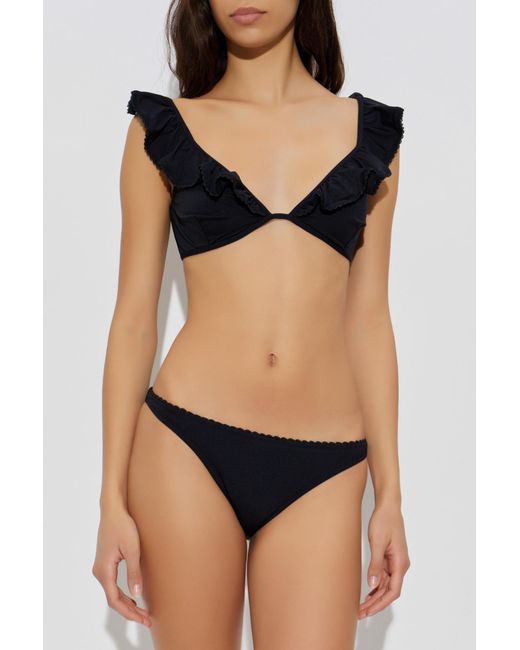 Melissa Odabash Black Bikini Top "Pompano"