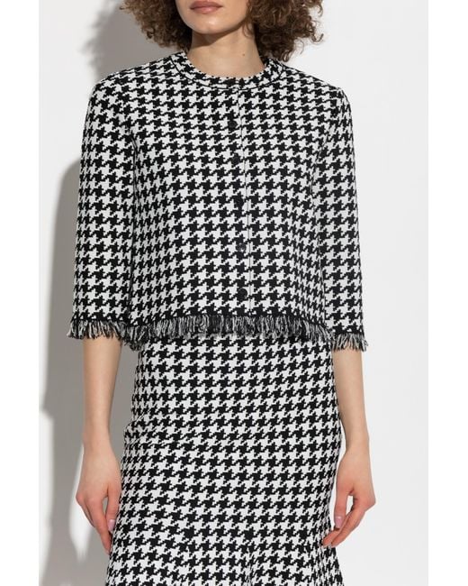 McQueen Black Patterned Cardigan