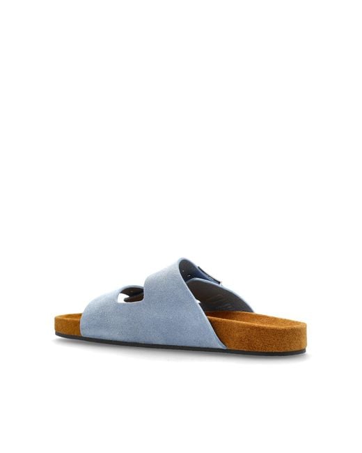 Tory Burch White 'Mellow' Slides