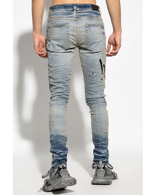 【AMIRI】ヴィンテージ感漂うAMIRI BLUEジーンズ Amiri Jeans With Vintage Effect in Blue for Men | Lyst