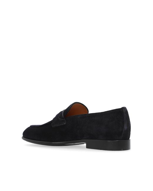 Ferragamo Black Leather Shoes 'desio', for men