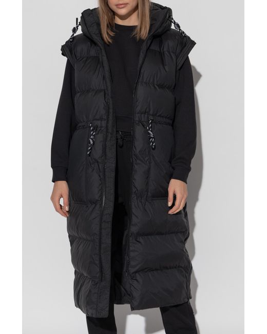 Adidas By Stella McCartney Black Quilted Coat