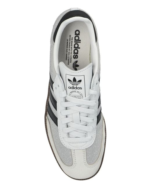 Adidas Originals White 'Samba Og W' Sports Shoes