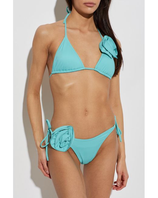 Moschino Blue Bikini Top
