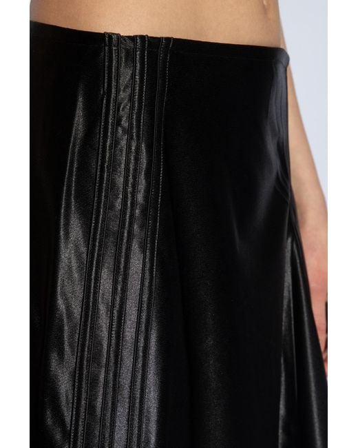 Adidas Originals Black Asymmetrical Skirt With Logo,