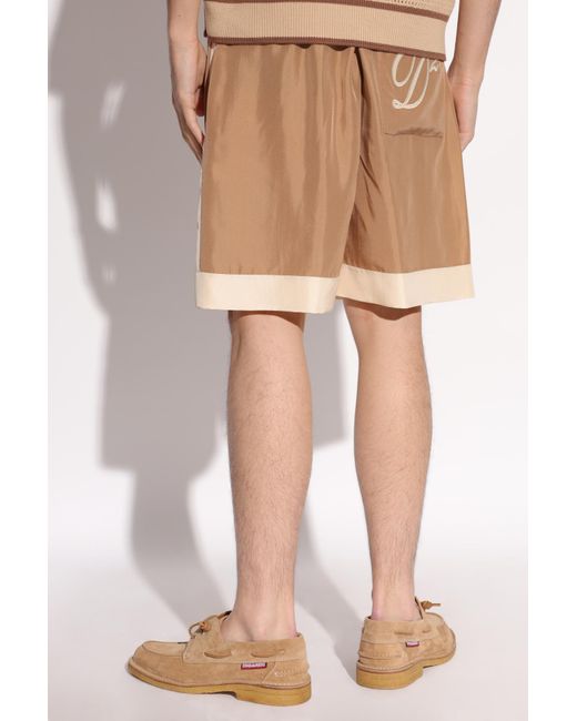 DSquared² Natural Silk Shorts for men