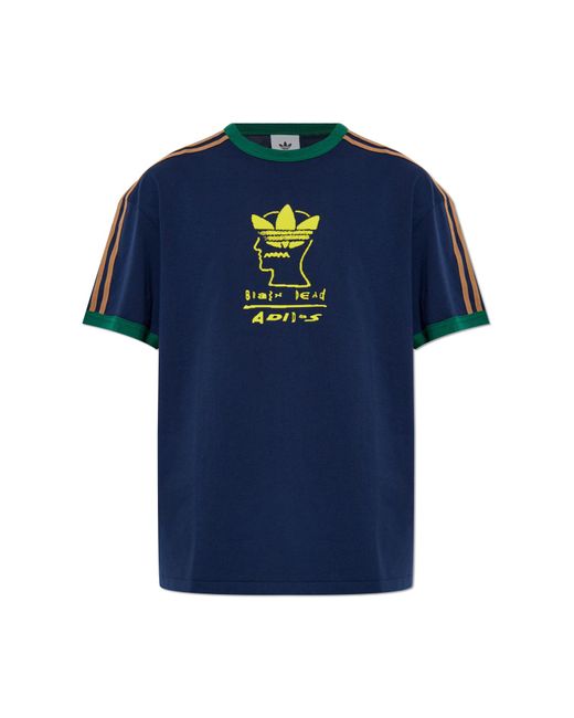 Adidas Originals Blue Adidas X Brain Dead
