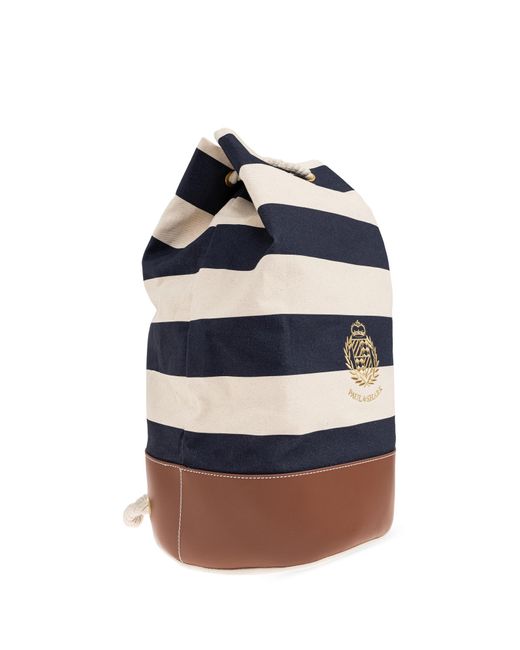 Paul & Shark Blue Backpack With Logo for men
