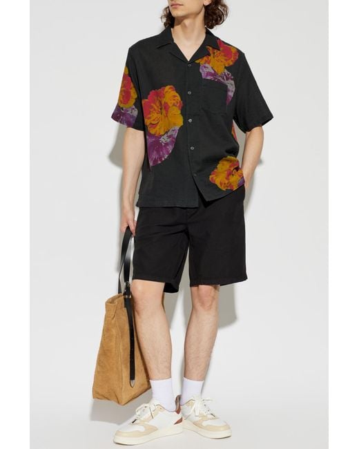 AllSaints Black "Corbett" Shorts for men