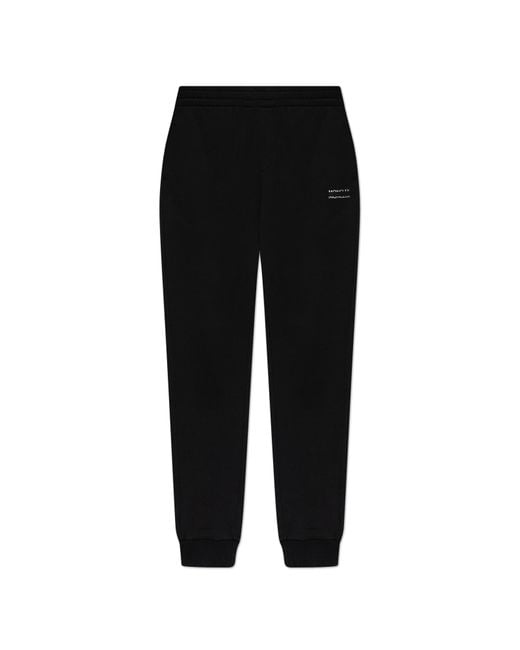 Moncler Black Sweatpants With Cuffs for men