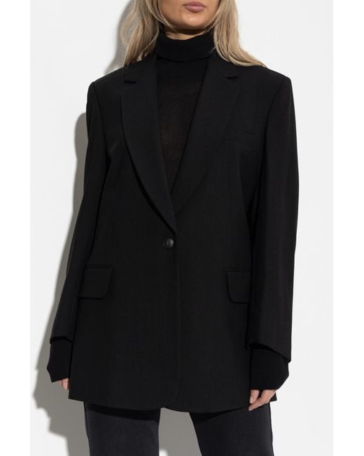Rag & Bone Black Blazer With Open Lapels