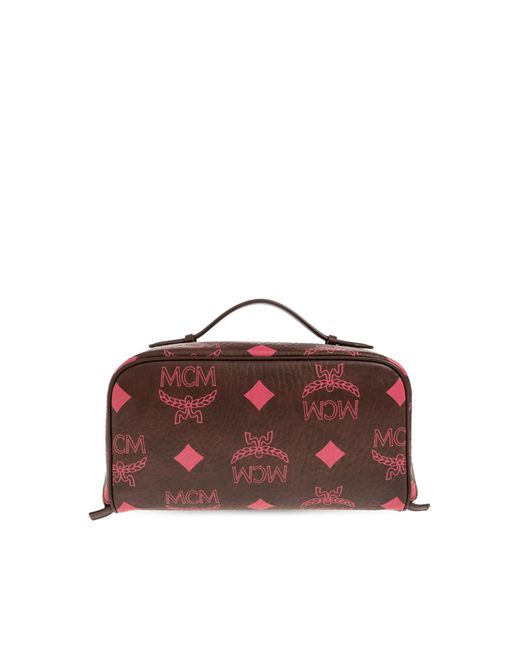 MCM Brown Toiletry Bag 'Ottomar' for men