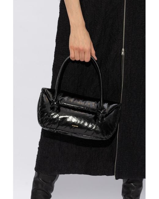 Jil Sander Black 'Knott Small' Shoulder Bag