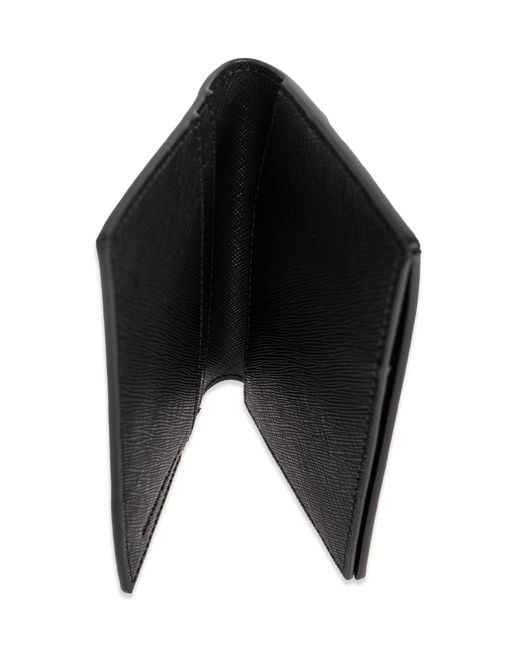 Emporio Armani Black Card Case With App for men