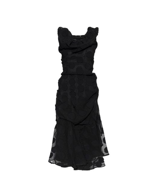 Vivienne Westwood Black 'Ginnie Frill' Dress