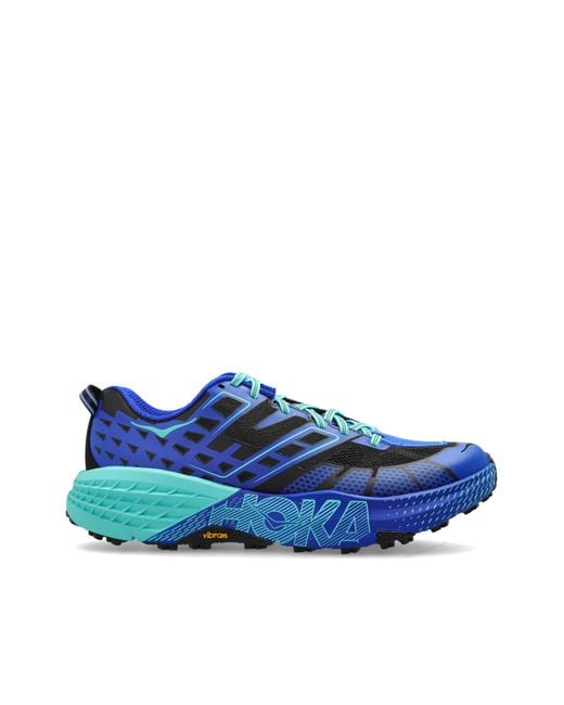 Hoka One One Blue 'Speedgoat 2' Sports Shoes