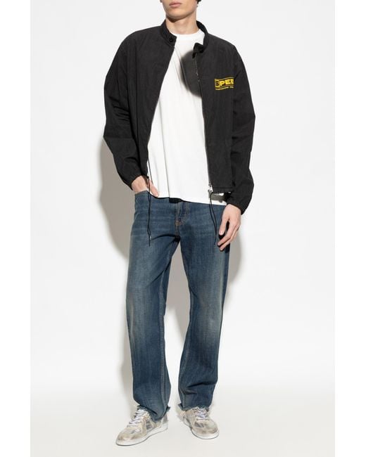 Maison Margiela Black Jacket With Print for men
