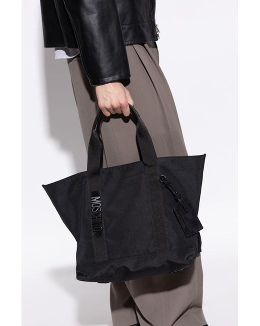 Moschino Black Shopper Bag for men