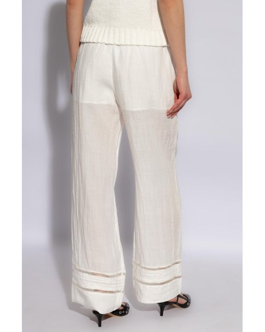 AllSaints White ‘Len’ Trousers