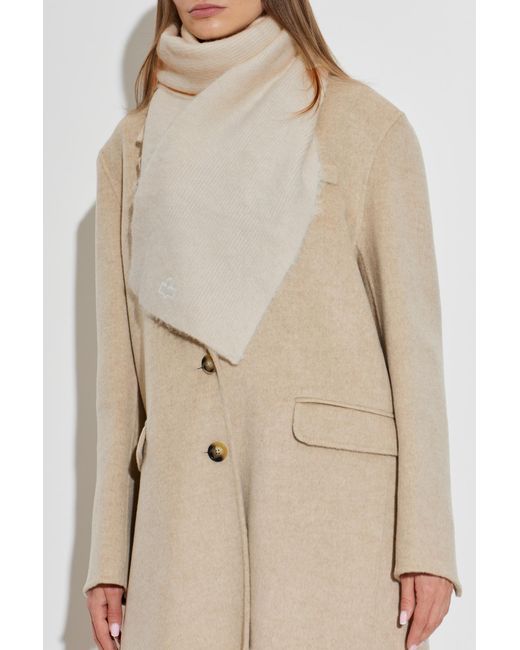 Isabel Marant Natural Scarf 'Peliz'