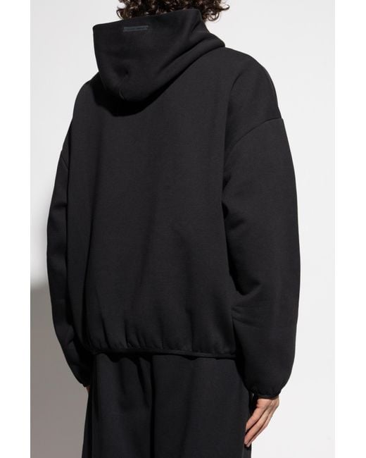 Fear Of God Black Sweatshirt With Logo for men
