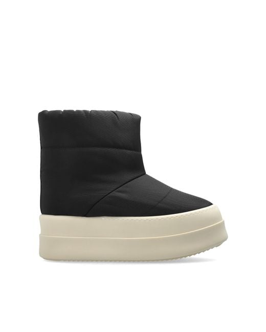Rick Owens Black 'Mega Bumper' Snow Boots