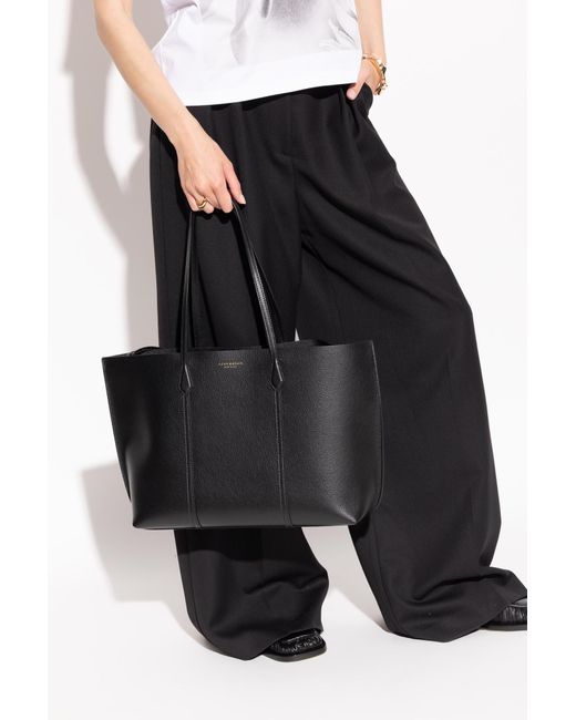 Tory Burch Black Shopper Bag "Perry"