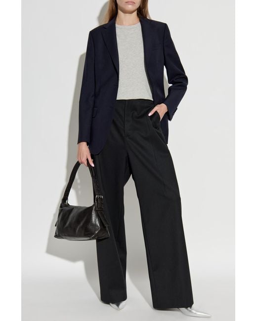 Officine Generale Gray Cotton T-Shirt