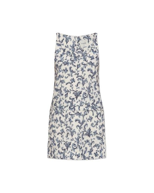 Posse White Rue Shift Mini Dress